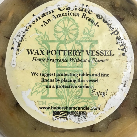 HABERSHAM CANDLE CO Wax Pottery Vessel/Bowl Candle - Picture 3 of 13